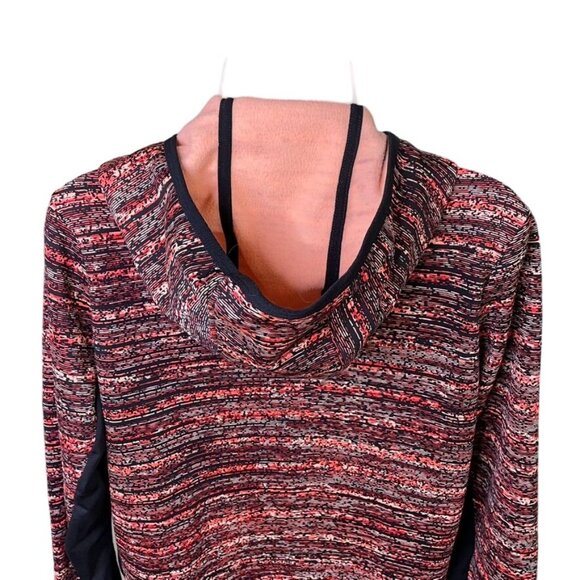 Nike Therma Fit Hoodie Jacket Zip Up Womens Size M Pink Black u - Picture 6 of 10